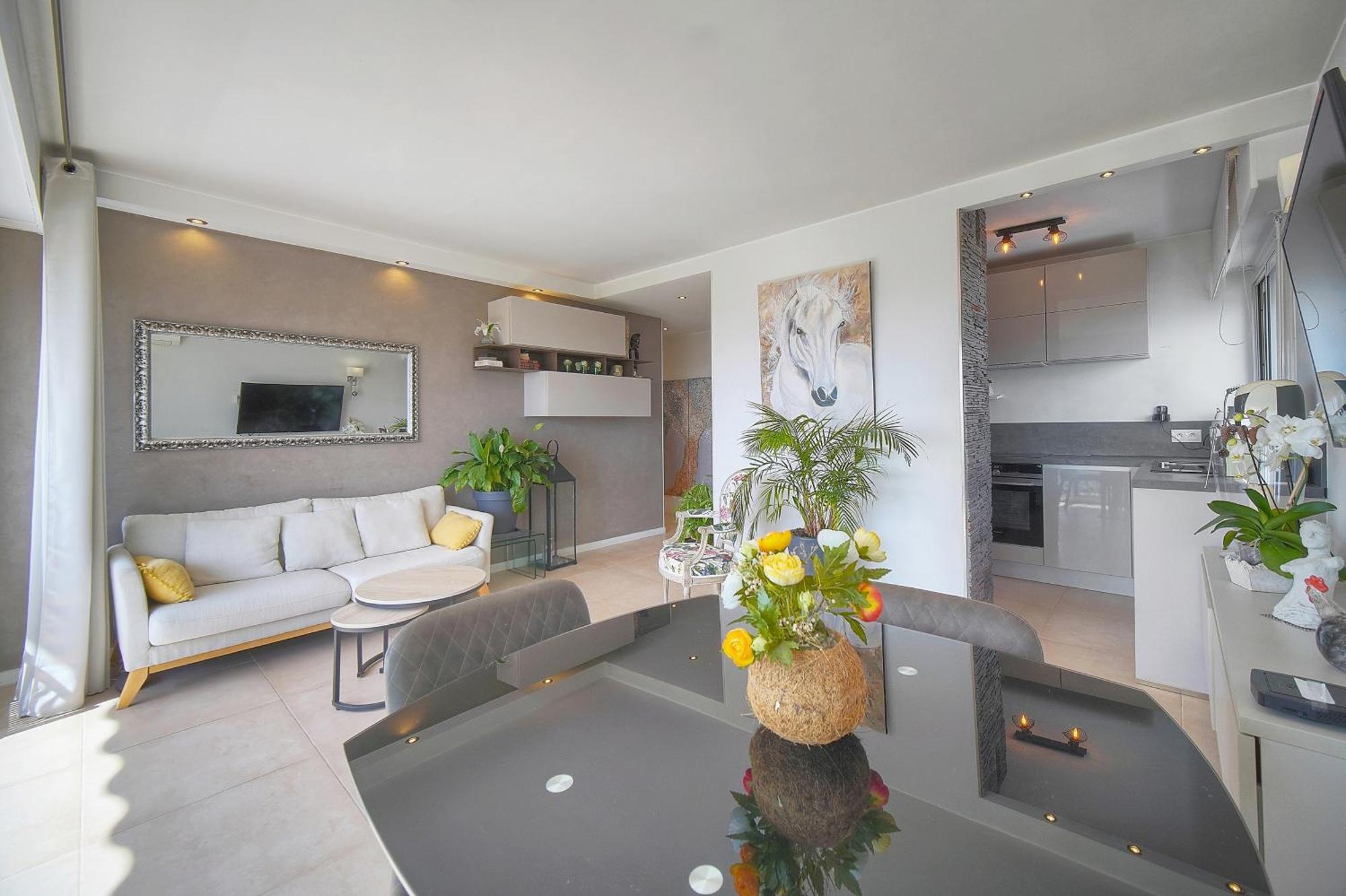 Frgk "Etoile Du Sud Terrasse Vue Mer Palm Beach" Cannes Exteriör bild
